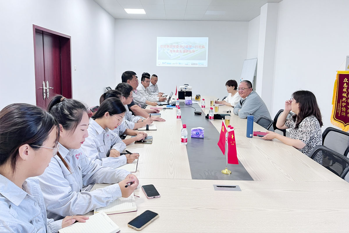 奧克集團黨委、工會領導到海南奧克調研指導